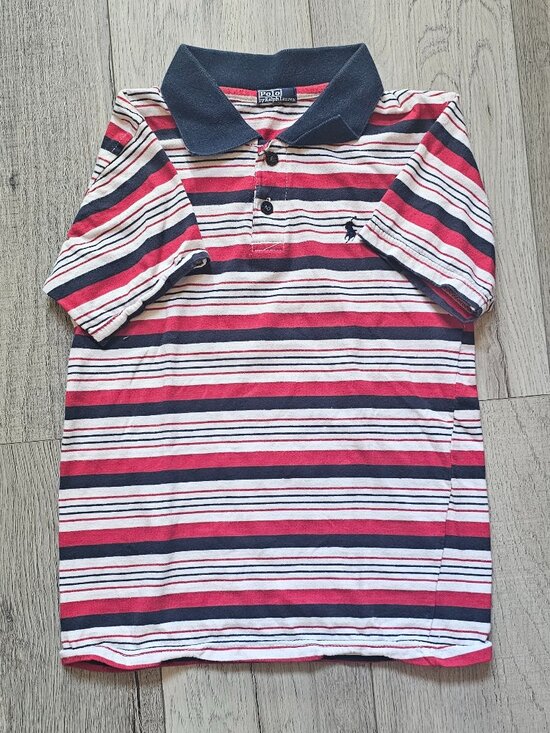 Polo Ralph Lauren Other - Vintage Polo Ralph Lauren Striped Short Sleeve Polo Shirt • Size XS
